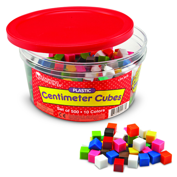 Learning Resources Centimeter Cubes, PK500 2076